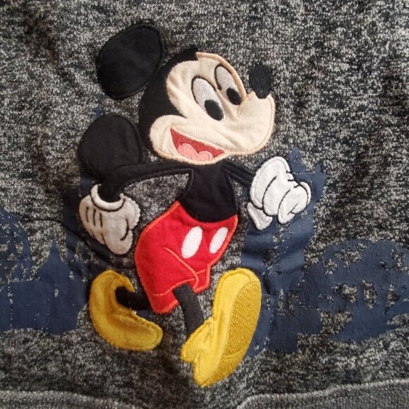 2019 Disney Parks Full Zip Hoodie Sweatshirt Embroidered Mickey Mouse Youth XL - Picture 5 of 16